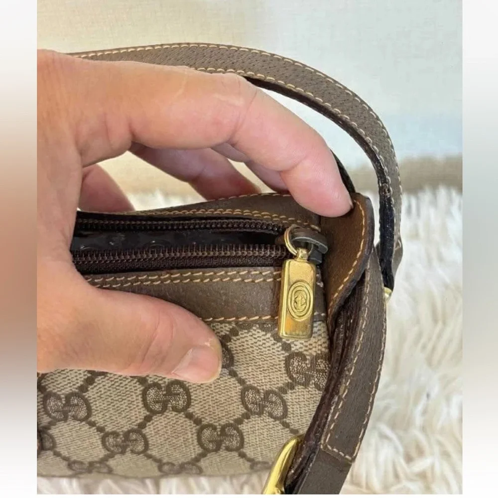 Gucci Beige and Brown Crossbody Bag - Picture 8 of 12